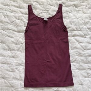 Nikibiki Scoop Neck Tank Top in Wine